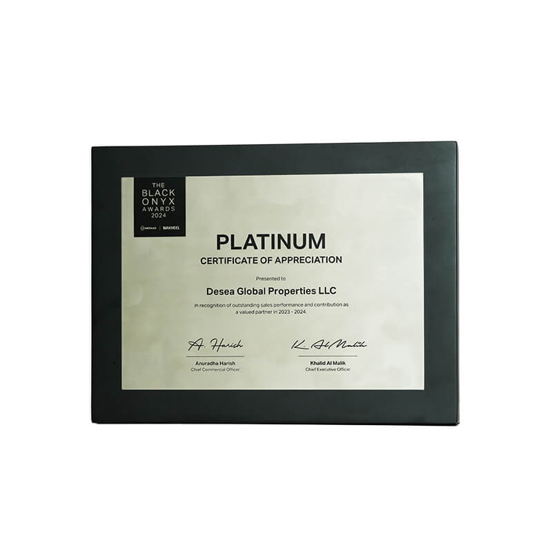 DUBAI HOLDINGS THE BLACK ONYX AWARDS 2024 (OUTSTANDING SALES PERFORMANCE AND CONTRIBUTION AS A VA